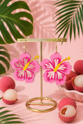 Boucle d'oreille Soléa - Rose