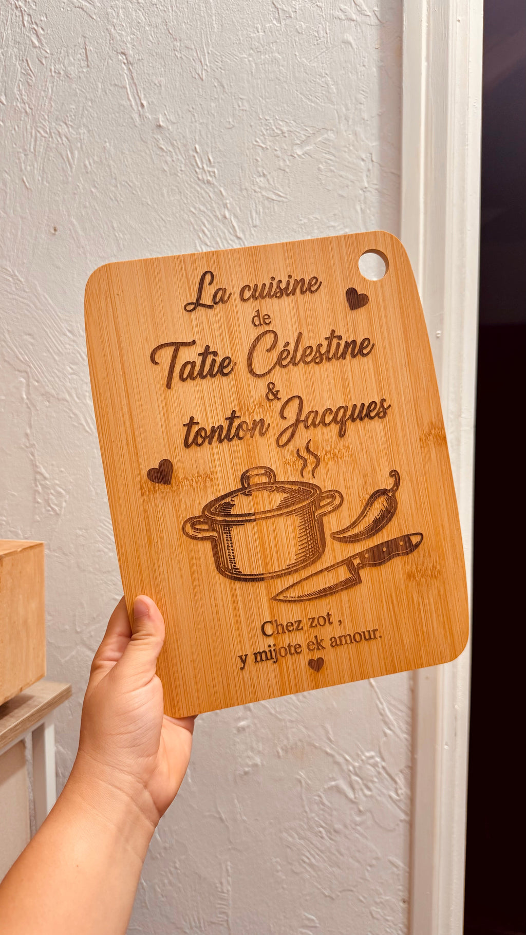 Planche en bois - À personnaliser